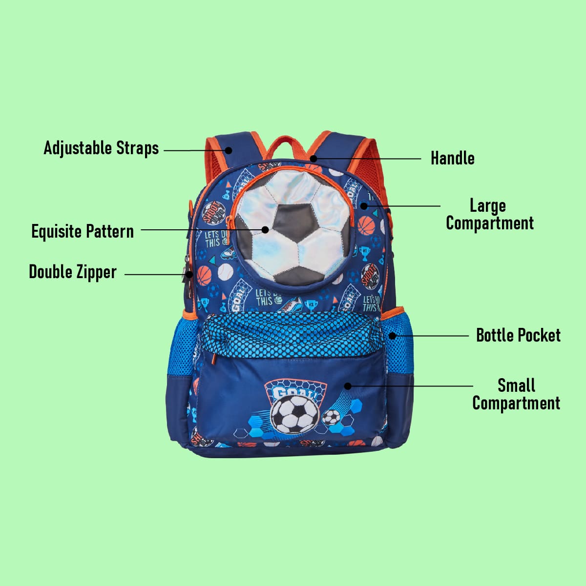 VEST - premium school | 19 INCH BACKPACK - Kidspark
